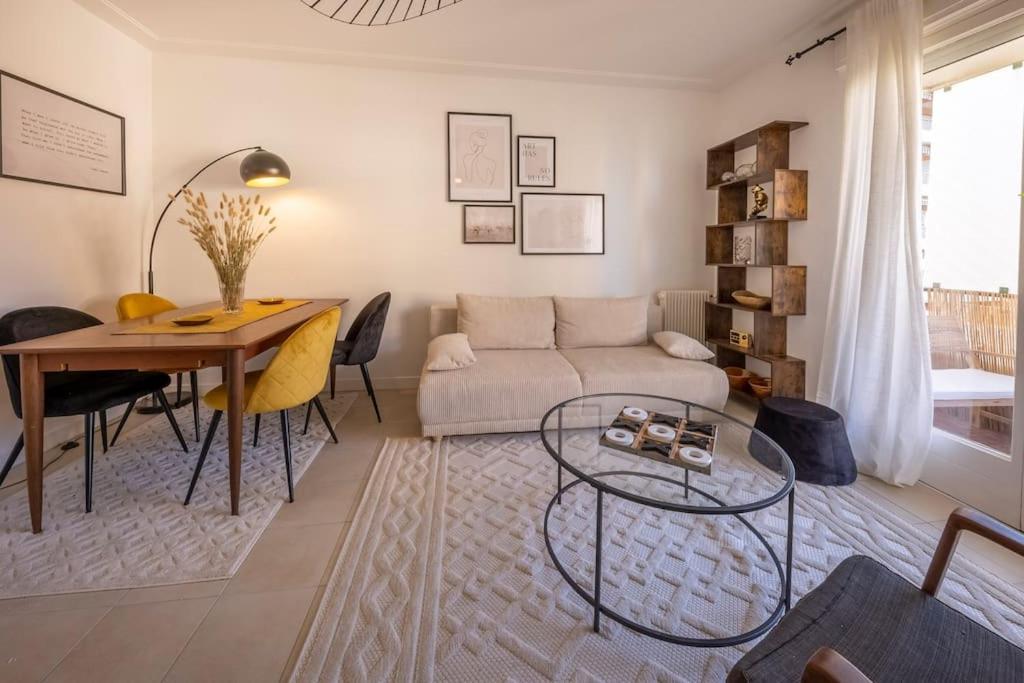 06B - Beautiful 2 Rooms With Terrace Sea View Roquebrune-Cap-Martin Bagian luar foto