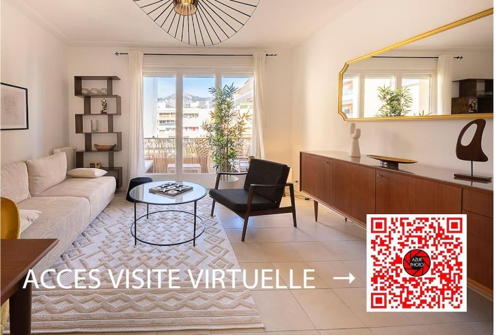 06B - Beautiful 2 Rooms With Terrace Sea View Roquebrune-Cap-Martin Bagian luar foto