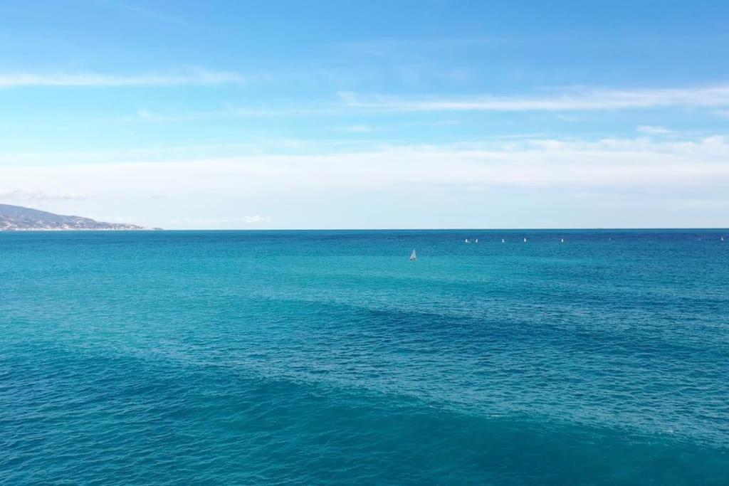 06B - Beautiful 2 Rooms With Terrace Sea View Roquebrune-Cap-Martin Bagian luar foto